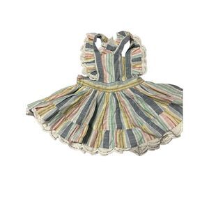 Well dressed wolf size 2T stripe chambray ruffle dress - NWT